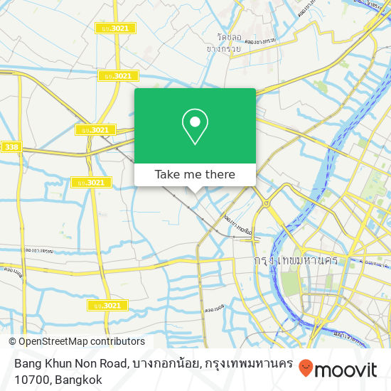 Bang Khun Non Road, บางกอกน้อย, กรุงเทพมหานคร 10700 map