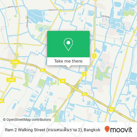 Ram 2 Walking Street (ถนนคนเดินราม 2) map