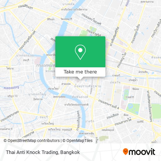Thai Anti Knock Trading map