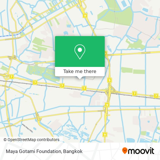 Maya Gotami Foundation map