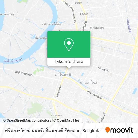 ศรีทองธวัช คอนสตรัคชั่น แอนด์ ซัพพลาย map