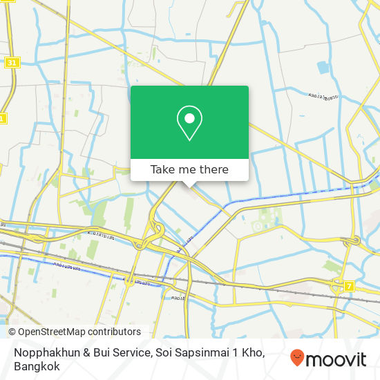 Nopphakhun & Bui Service, Soi Sapsinmai 1 Kho map