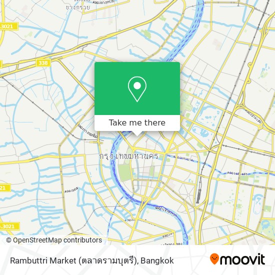 Rambuttri Market (ตลาดรามบุตรี) map