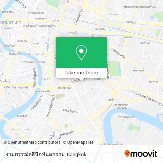 งามพรรณ์คลินิกทันตกรรม map