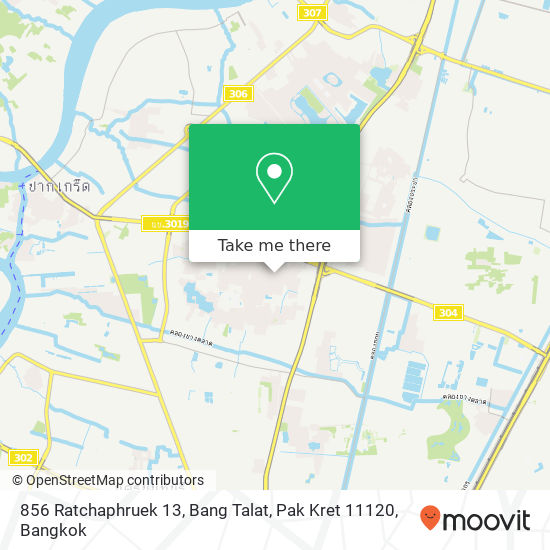 856 Ratchaphruek 13, Bang Talat, Pak Kret 11120 map