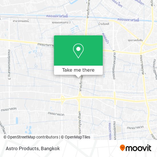 Astro Products map