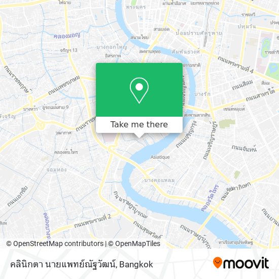 คลินิกตา นายแพทย์ณัฐวัฒน์ map