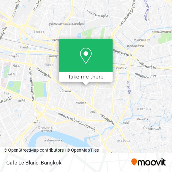 Cafe Le Blanc map