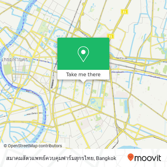 สมาคมสัตวแพทย์ควบคุมฟาร์มสุกรไทย map