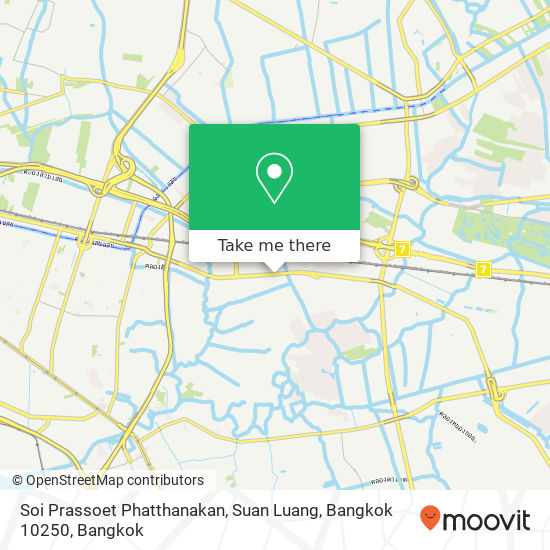 Soi Prassoet Phatthanakan, Suan Luang, Bangkok 10250 map