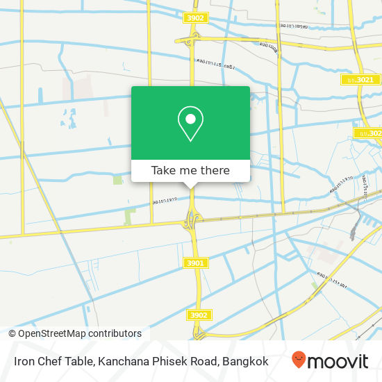 Iron Chef Table, Kanchana Phisek Road map