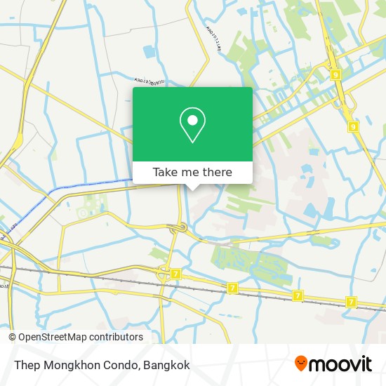 Thep Mongkhon Condo map