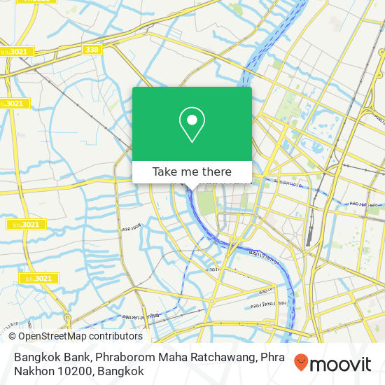 Bangkok Bank, Phraborom Maha Ratchawang, Phra Nakhon 10200 map