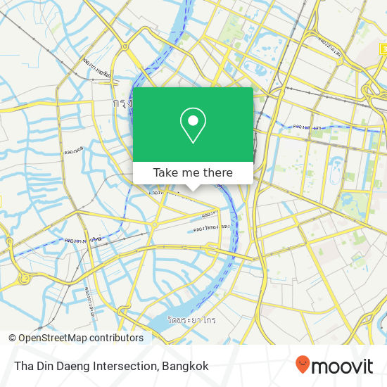 Tha Din Daeng Intersection map