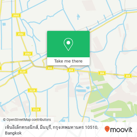 เซ็นอิเล็กทรอนิกส์, มีนบุรี, กรุงเทพมหานคร 10510 map