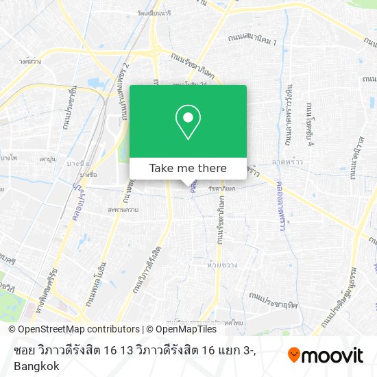 ซอย วิภาวดีรังสิต 16 13 วิภาวดีรังสิต 16 แยก 3- map