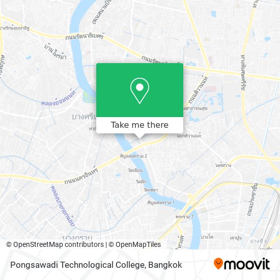 Pongsawadi Technological College map