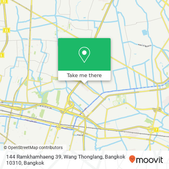 144 Ramkhamhaeng 39, Wang Thonglang, Bangkok 10310 map