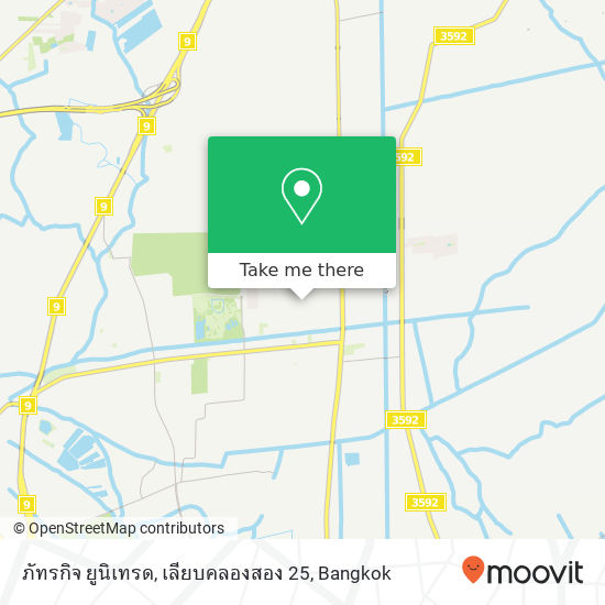 ภัทรกิจ ยูนิเทรด, เลียบคลองสอง 25 map