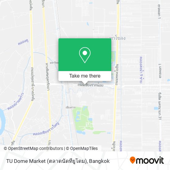 TU Dome Market (ตลาดนัดทียูโดม) map