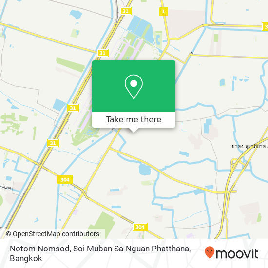 Notom Nomsod, Soi Muban Sa-Nguan Phatthana map