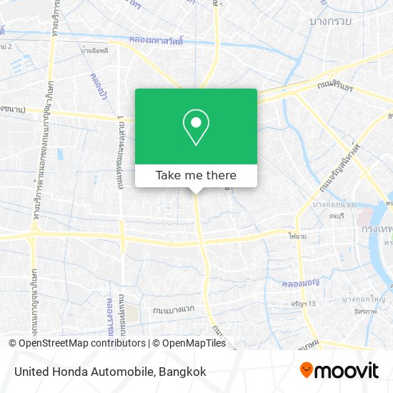 United Honda Automobile map