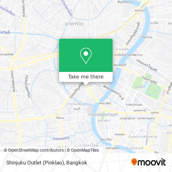 Shinjuku Outlet (Pinklao) map