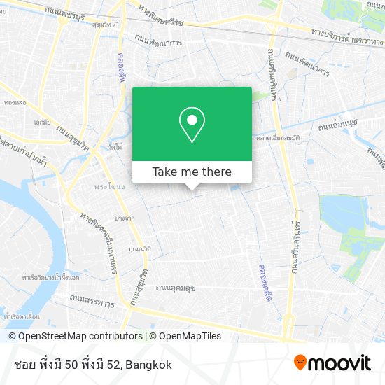 ซอย พึ่งมี 50 พึ่งมี 52 map