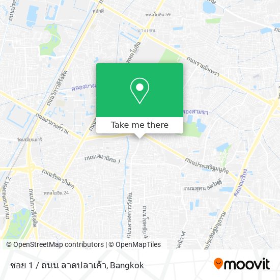 ซอย 1 / ถนน ลาดปลาเค้า map