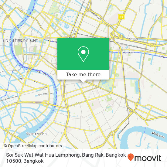 Soi Suk Wat Wat Hua Lamphong, Bang Rak, Bangkok 10500 map