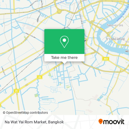 Na Wat Yai Rom Market map