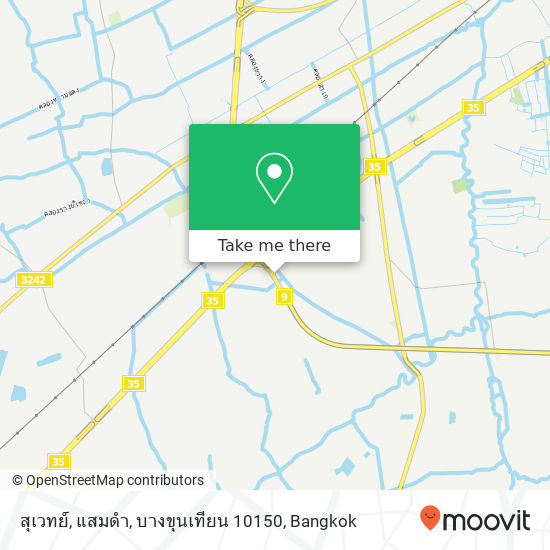 สุเวทย์, แสมดำ, บางขุนเทียน 10150 map