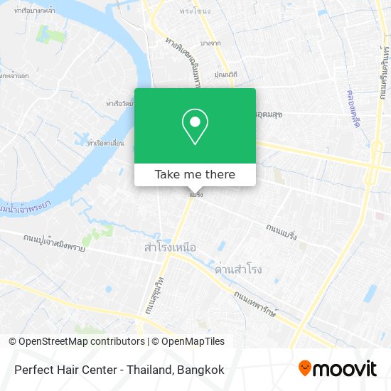 Perfect Hair Center - Thailand map