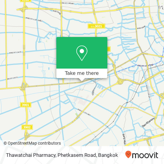 Thawatchai Pharmacy, Phetkasem Road map