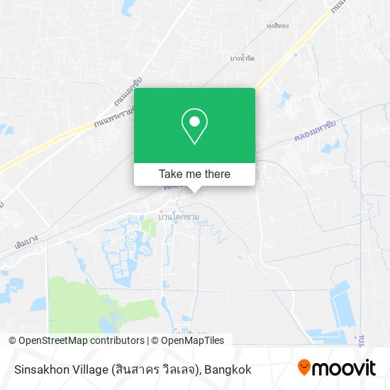 Sinsakhon Village (สินสาคร วิลเลจ) map