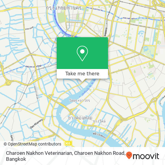 Charoen Nakhon Veterinarian, Charoen Nakhon Road map