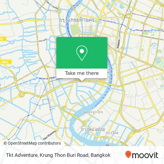 Tkt Adventure, Krung Thon Buri Road map