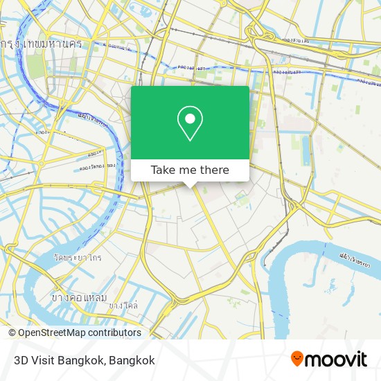 3D Visit Bangkok map
