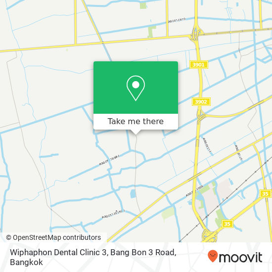 Wiphaphon Dental Clinic 3, Bang Bon 3 Road map