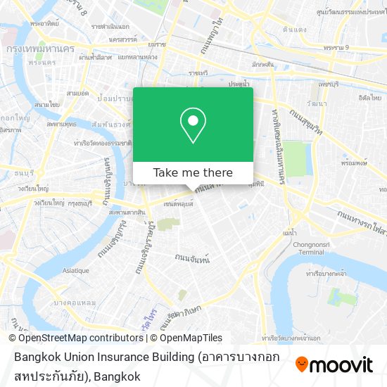 Bangkok Union Insurance Building (อาคารบางกอกสหประกันภัย) map