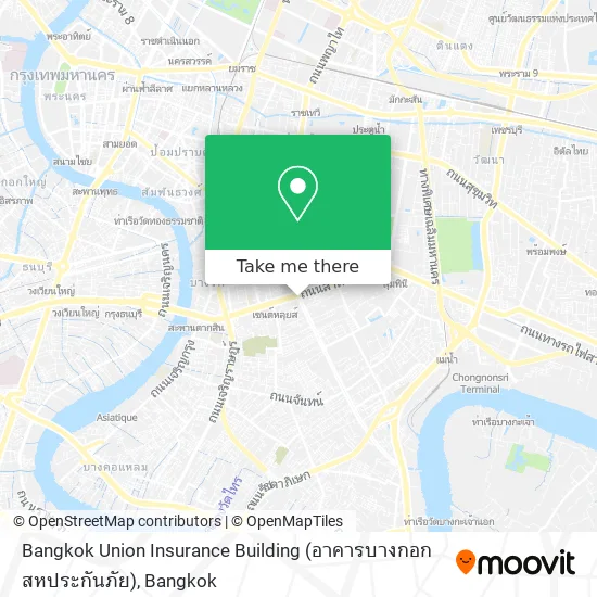 Bangkok Union Insurance Building (อาคารบางกอกสหประกันภัย) map