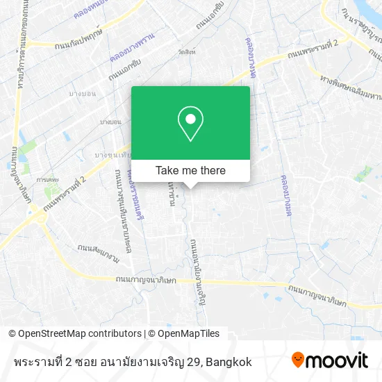 พระรามที่ 2 ซอย อนามัยงามเจริญ 29 map