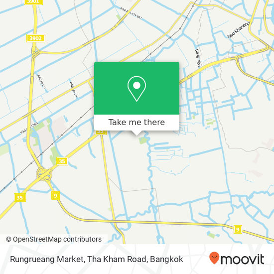 Rungrueang Market, Tha Kham Road map