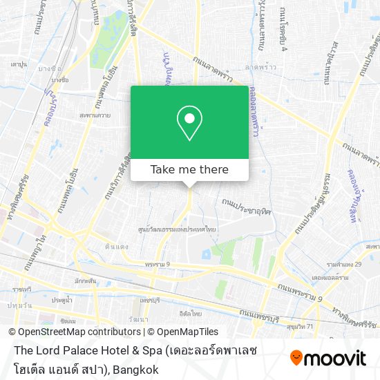 The Lord Palace Hotel & Spa (เดอะลอร์ดพาเลซ โฮเต็ล แอนด์ สปา) map