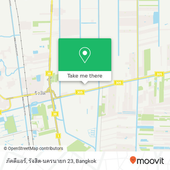 ภัคดีแอร์, รังสิต-นครนายก 23 map