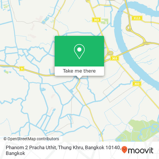 Phanom 2 Pracha Uthit, Thung Khru, Bangkok 10140 map