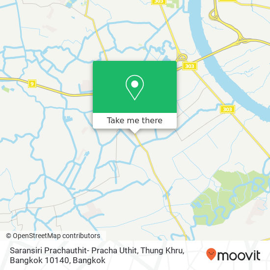 Saransiri Prachauthit- Pracha Uthit, Thung Khru, Bangkok 10140 map