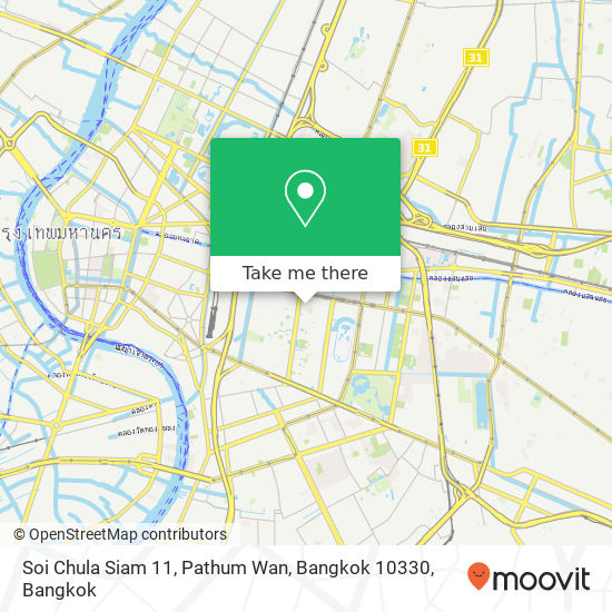 Soi Chula Siam 11, Pathum Wan, Bangkok 10330 map