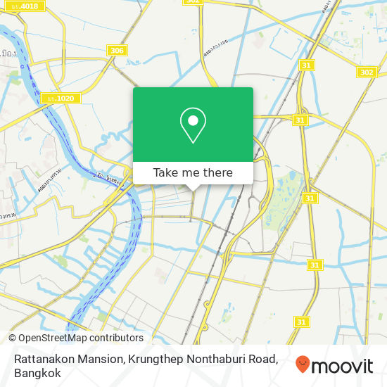 Rattanakon Mansion, Krungthep Nonthaburi Road map