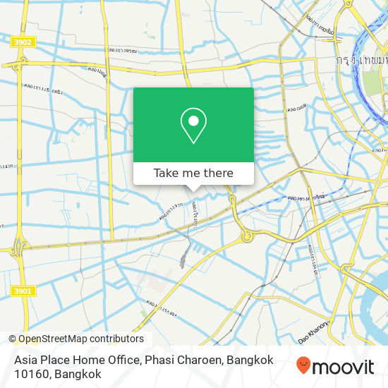 Asia Place Home Office, Phasi Charoen, Bangkok 10160 map